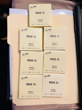 Le Labo Rose 31 Soap Bundle Set Total 540g (7x60g) , (3x40g) - New in box